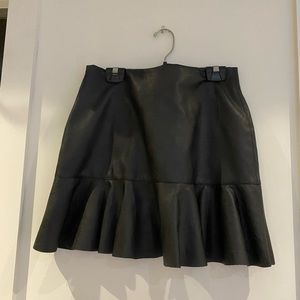 Leather skirt